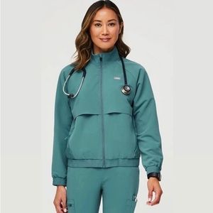 FIGS Sydney Scrub Jacket Hydrogreen Medium